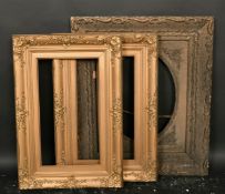 A pair of 20th century gilt composition frames, rebate size 9.5