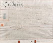 An indenture from1892 from Fry and Son, Grays Inn, London, 23