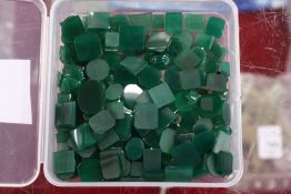 A box of chrysophase.