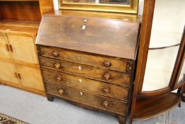 A George III mahogany bureau.