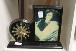 An Elvis Presley clock.