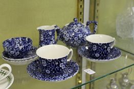 A Burleigh China Calico tea for two set.