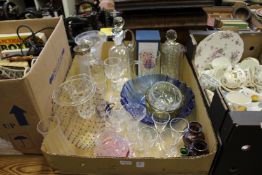 A quantity of glassware.