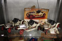 Three Mamod Steam Roadsters.