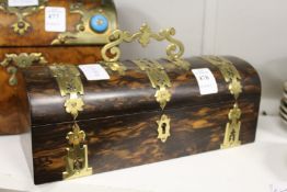 A good Victorian brass bound coromandel box.