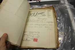 A small group of early receipts.