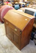 An oak bureau.