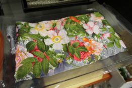 A ladies' floral scarf.