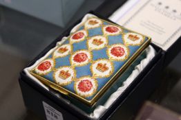 A Halcyon Days enamel box, Historic Royal Palaces.