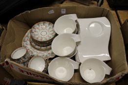 A part tea set and other items.