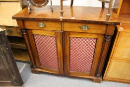 A 19th century mahogany chiffonier.