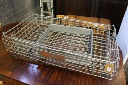 Wirework bread trays.