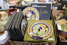 A group of Rosenthal Studio Line decorative plates, boxed.