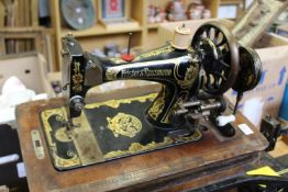 A Frister and Rossmann sewing machine.