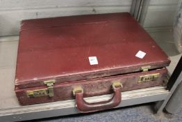 A case of Masonic regalia.