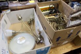 Miscellaneous items to include lighting.