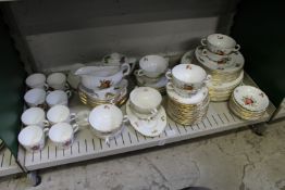 A large quantity of Royal Worcester Delecta and similar china.