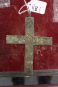 An old bronze cruciifix.