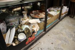 A large quantity of household and decorative china etc.