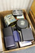 A quantity of wristwatch boxes etc.