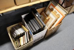 A quantity of picture frames etc.