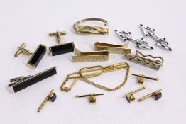 Cufflinks and tie clips etc.