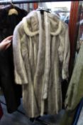 A ladies' fur coat.