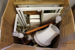 Household miscellaneous to include lamps.