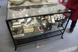 A good modern counter display cabinet.