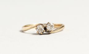 TWO STONE DIAMOND RING