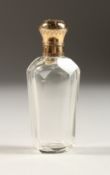 AN 18CT FRENCH GOLD TOP SCENT BOTTLE