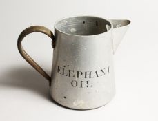AN RAF ELEPHANT OIL JUG 6ins high