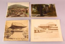 A COLLECTION OF FOUR 19TH / 20TH CENTURY JAPANESE PHOTOGRAPHS, (4)