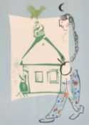 After Marc Chagall (1887-1985) French, 'House in my Village, Lithograph, circa 1960, 12.5