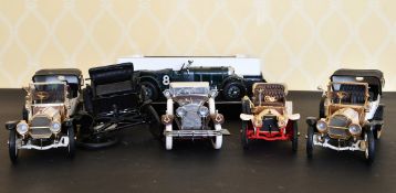 A BOX OF COLLECTORS TOY CARS (6).