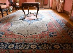A GOOD LARGE WEST PERSIAN CARPET, probably SAROUK, at the end of the 19th century, circa. 1890, with