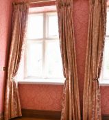 TWO PAIRS OF FULL-LENGTH CURTAINS.