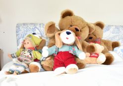 SOFT TOYS AND BOOKS.