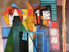 Henryk Szydlowski (b. 1950) New Zealand, 'Deep Night Magician', oil on canvas, signed and dated