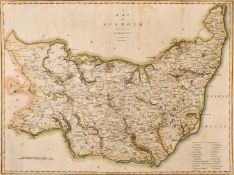'A Map of Suffolk from the Best Authorities' circa. 1803, 16.65