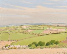 Robert Morson Hughes (1873-1953) British, A scenic landscape, oil on board, signed, 13