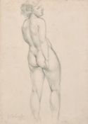James Arden Grant (1887-1974) British, Study of a female nude, pencil, signed and dated 1922. 14.