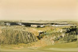 Kit Barker (1916-1988) British, Muscadet Vineyards, oil on canvas, signed and inscribed verso, 12