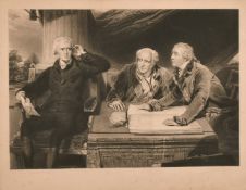 Edward McInnes after Thomas Lawrence, 'The Baring Family', Mezzotint, 8.5