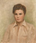 Helen Donald Smith (1880-1930) British, A head and shoulders portrait of a youth and another similar