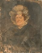 A pair of 19th century portraits of a lady and a gentleman, oil on canvas, 30