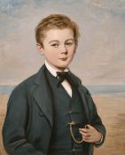 W. Child (circa 1877) A portrait of Walter Harold Davies at eleven years and five months,