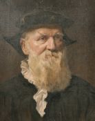Circle of Fred Roe, circa 1907, A portrait of a bearded gentleman, oil on canvas, signed verso