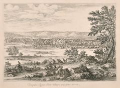 Israel Silvestre (1621-1691) French, 'Veue de Chateau de Fontainebleau' and 'Prospectus Regiae