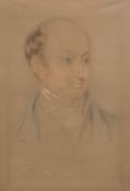 19th century English school, A pastel portrait of a gentleman, 20